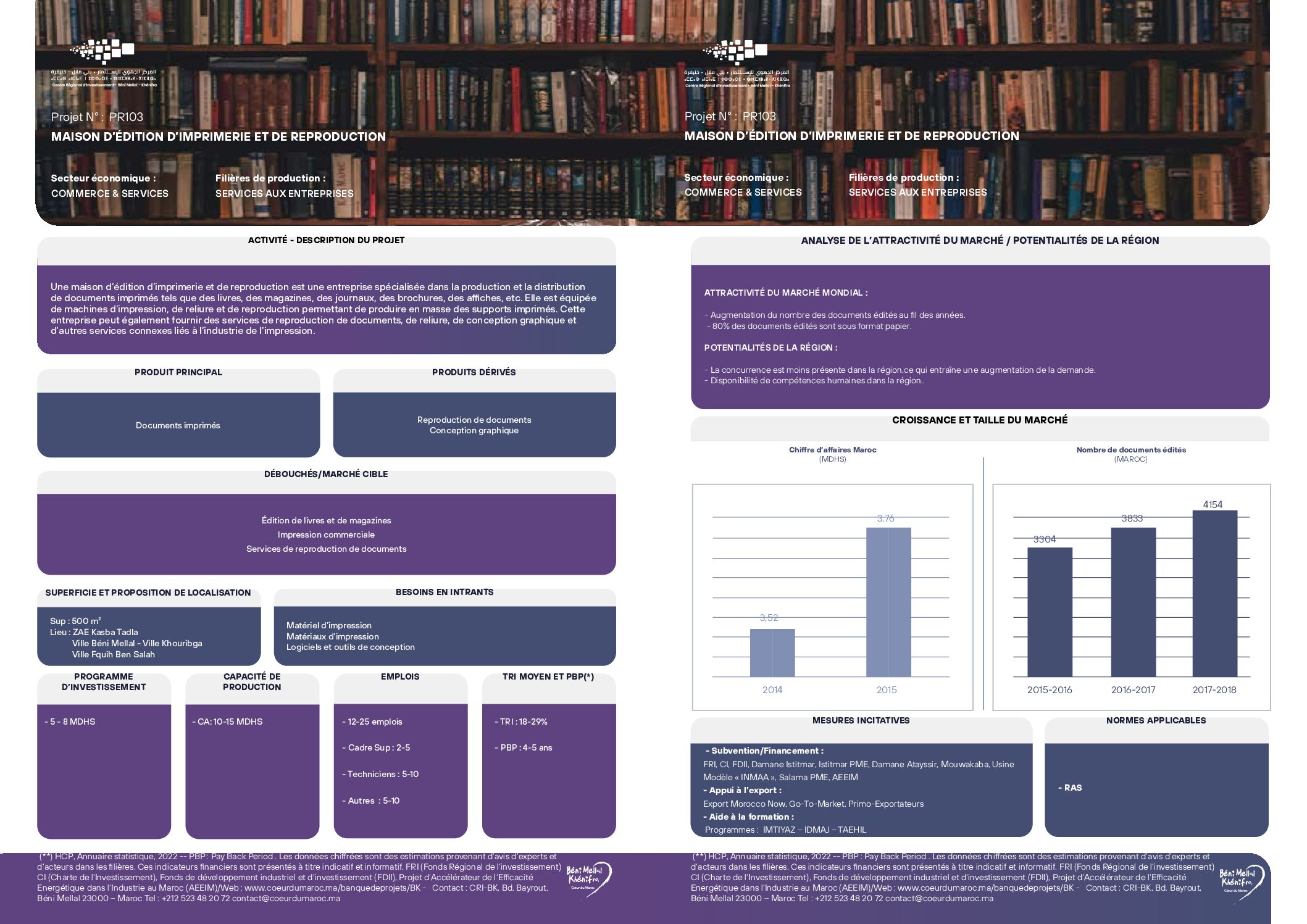 Maison d&rsquo;édition, d&rsquo;impression et de reproduction